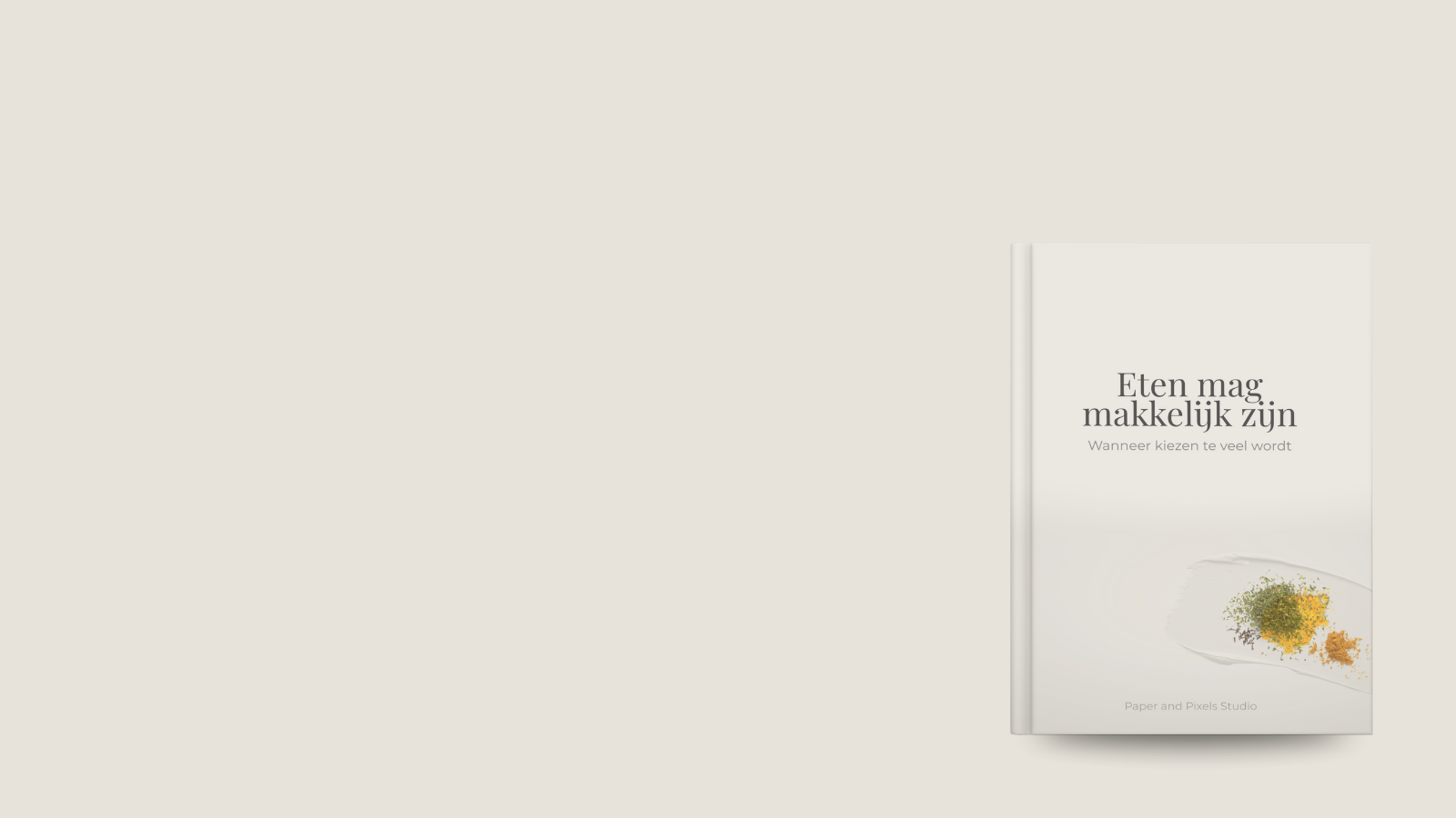 Eten mag makkelijk zijn boekcover